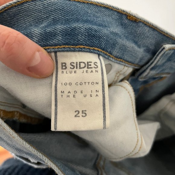 B SIDES Women's Straight Leg Jeans - Light Blue - Picture 7 of 7